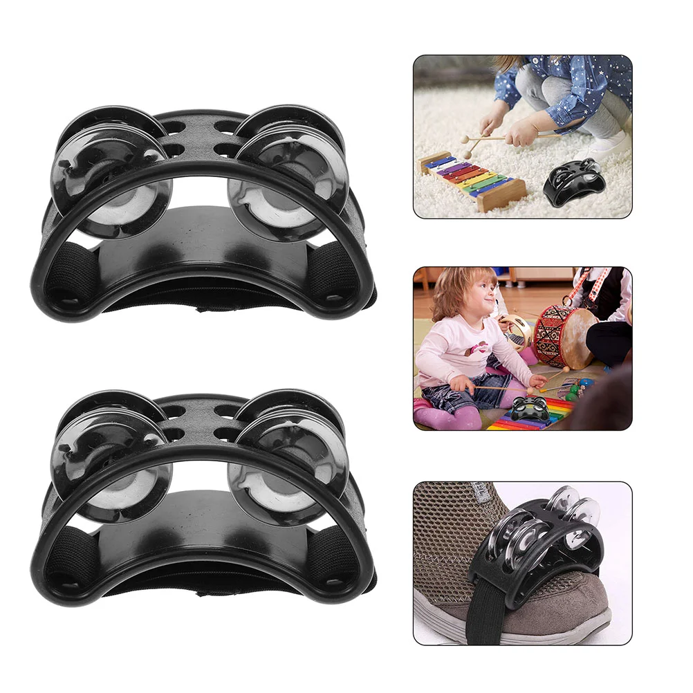 2 шт. бубен для ног музыкальный цветочный инструмент детские инструменты шейкер