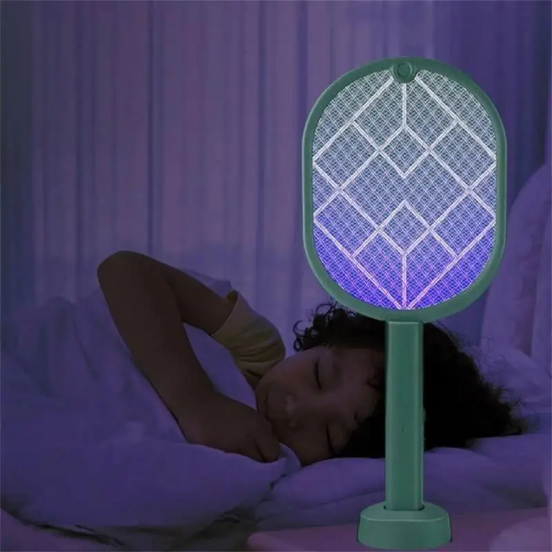 

Silent Insect Rackets Swatters Usb Mosquito Swatter Mosquito Racket Killer Household Fly Bug Zapper Mosquitos Killer Trap Led