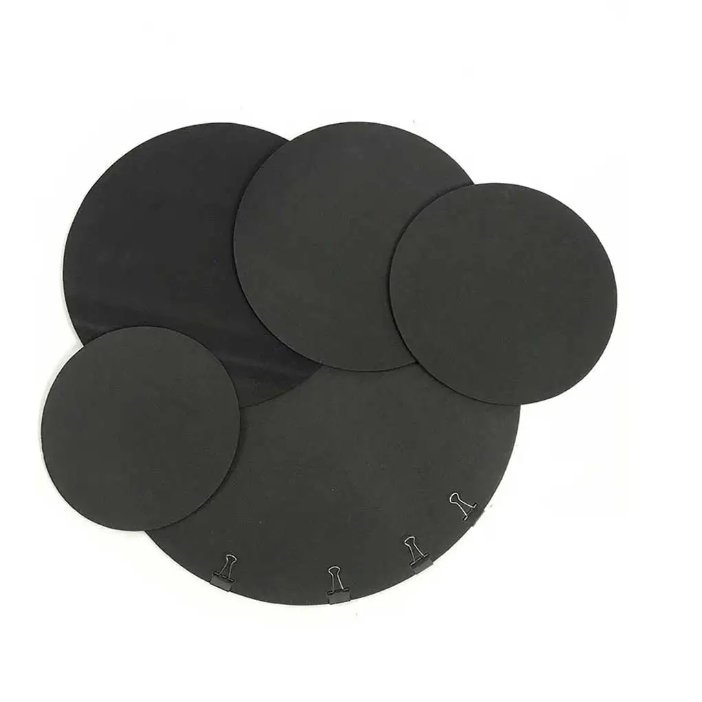 

10X барабанная колодка для глушителя, многофункциональный барабанщик для начинающих, профессиональный беззвучный коврик, тренировочный реквизит, принадлежности для инструментов