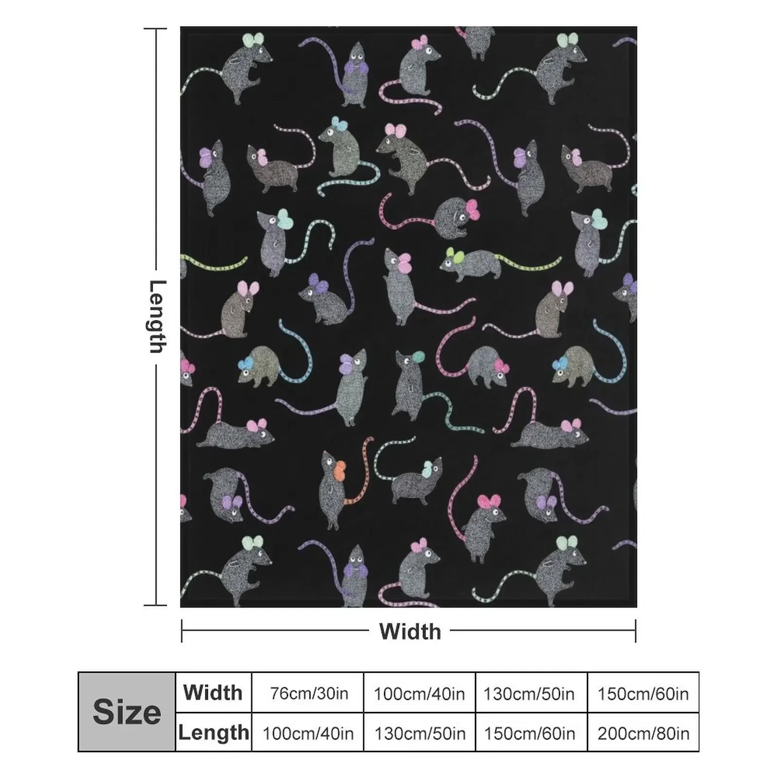 Одеяло с крысами одеяла украшения для диванов детские