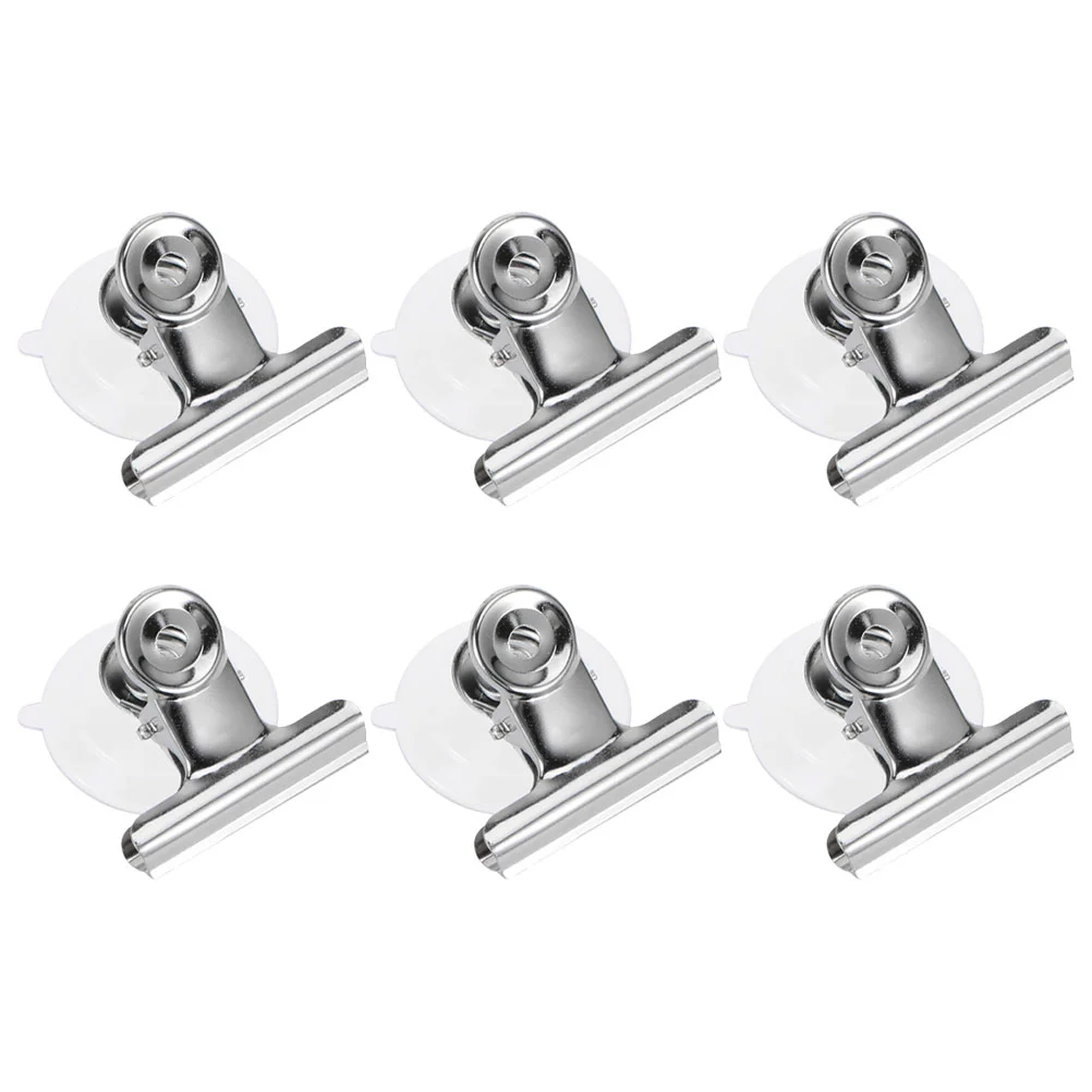 

Clip Clamp Hanging Coat Suction Cup Stainless Cups Round Clips Home Accessories Fish Tank