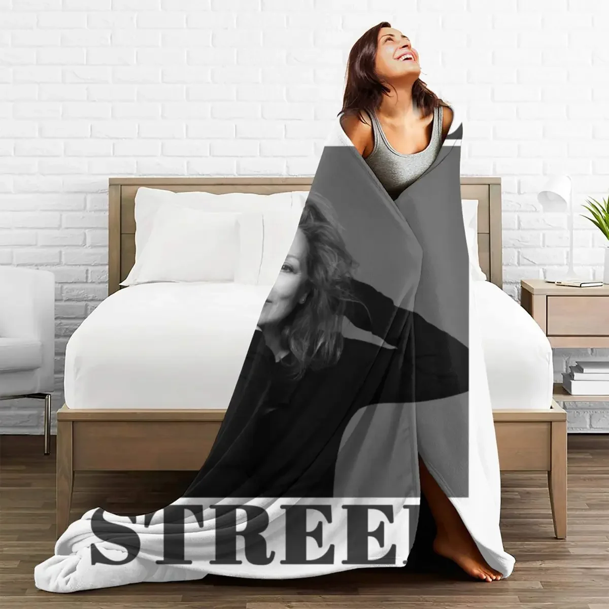 Одеяло Meryl Streep Фланелевое покрывало для кемпинга мягкое теплое дивана кровати