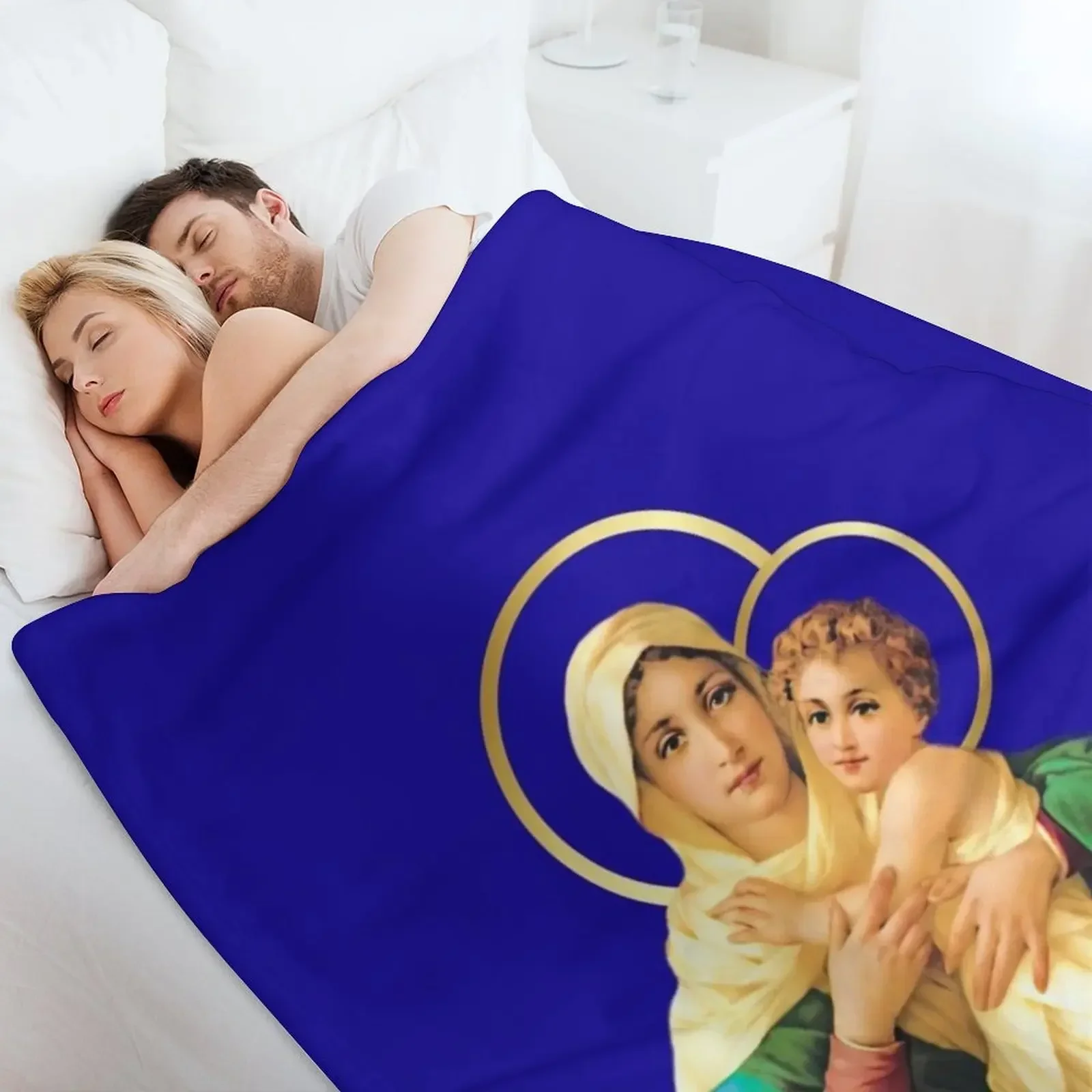 Одеяло Богоматери Шенстштата Девы Марии Католическая Святая 2020-020 Thins Роскошные