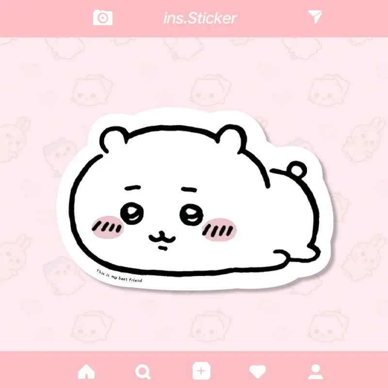 Новый оригинальный кожаный коврик для мыши Chiikawa в форме мультфильма Usagi Momonga Hachiware