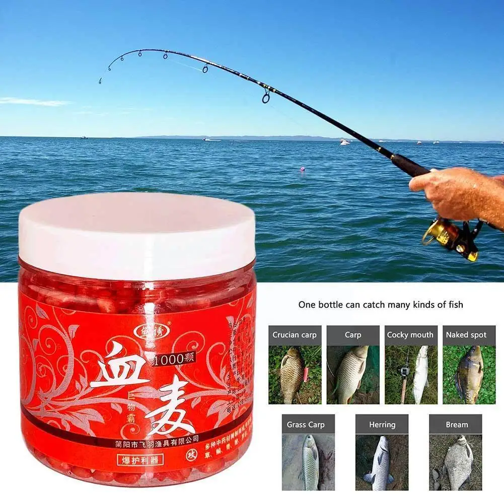 

Fishing Bait Feed Wheat Bait Feed Suit For Black Pit Field Fishing Crucian Carp And Grass Carp Four Seasons Fishing Lure Se L7f8