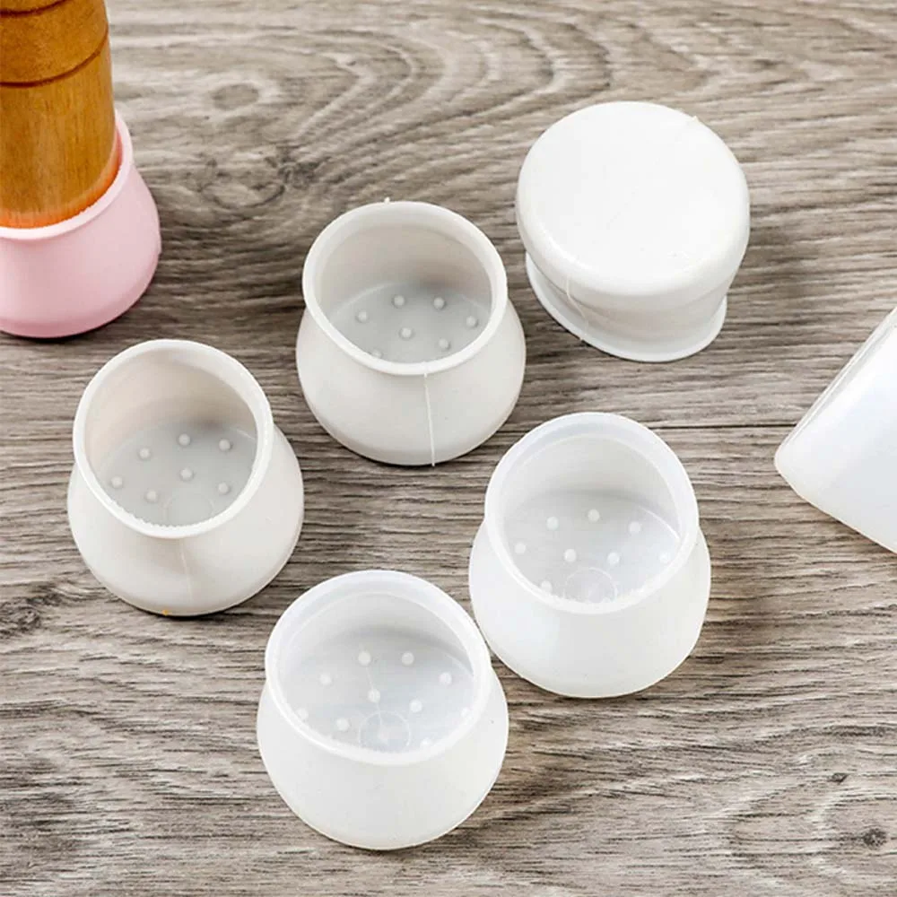 

10pcs Silicone Table and Chair Foot Chair Stool Mute Non-slip Chair Foot Pad Chair Leg Cap Rubber Foot Protector