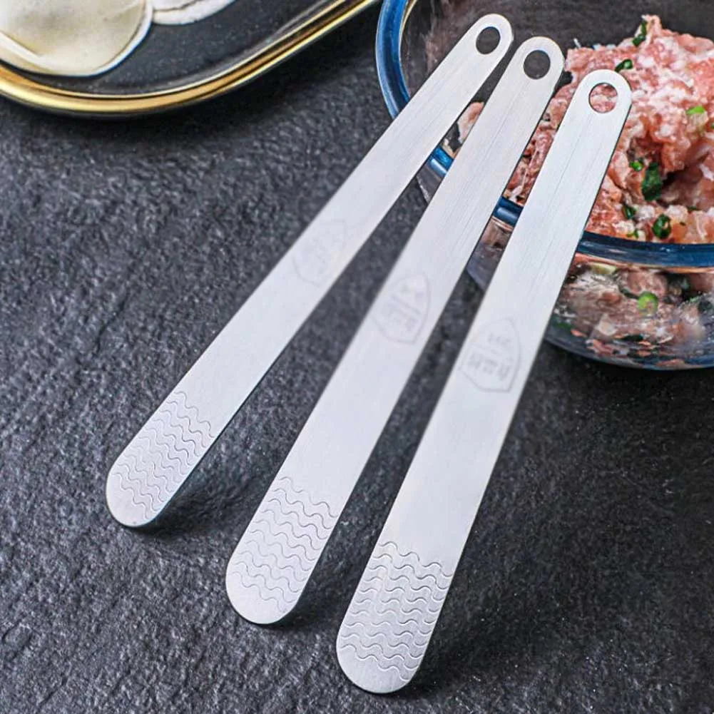 

1pc Stainless Steel Dumpling Maker Dumpling Filling Spoon Mixing Tools Kitchen Gadgets Bun Making Tool for Home Restaurant