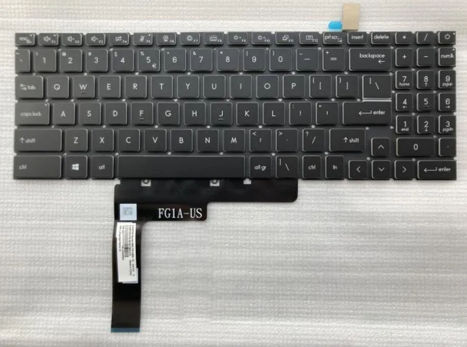 

Новая английская клавиатура для ноутбука MSI Katana GE76 GL76 GP76 GF76 MS-17L1 английская клавиатура с Цветной подсветкой