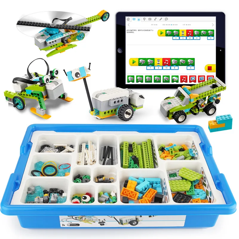 

NEW Educational and Dacta Series WeDo 2.0 Core Set Building Blocks Bricks DIY Toys Compatible with Mindstorms WeDo 45300