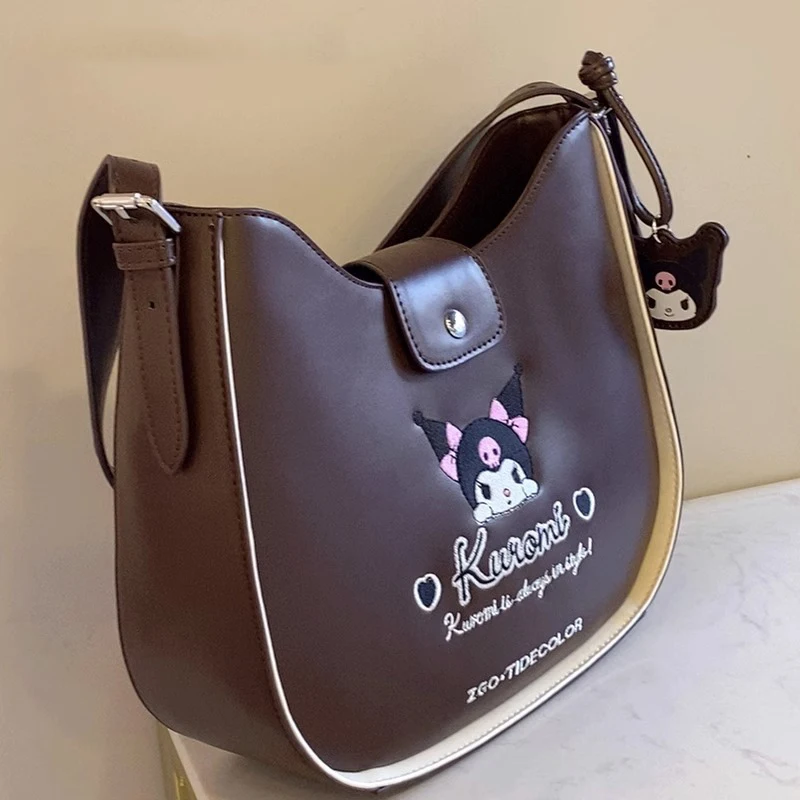 

Сумка Kuromi Sanrio Kawaii аниме креативная Y2K портативная дорожная модная сумка через плечо мультяшный подарок на день рождения