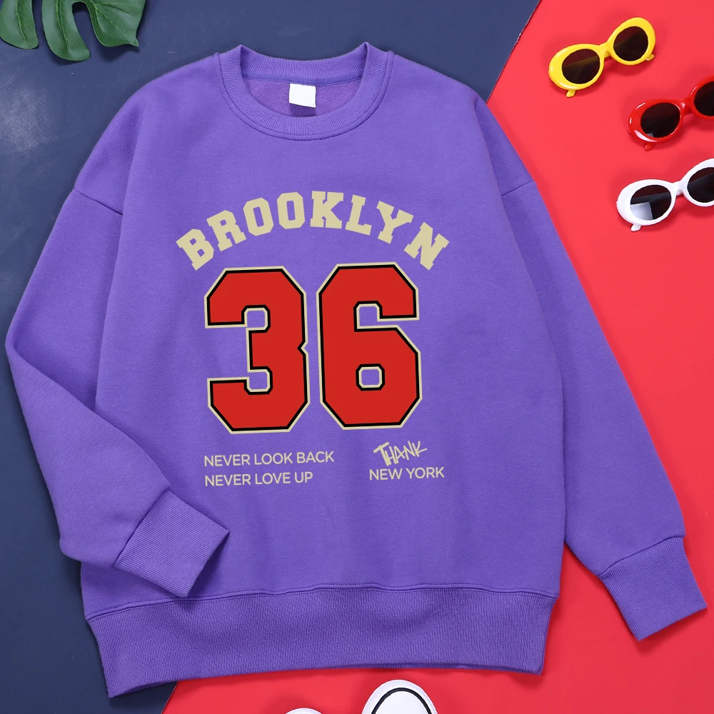 

Brooklyn 36 New York Street Letter Mens Hoodie Fashion Classic Tracksuit Classic Harajuku Tops Outdoor Large Size Hoodies Male