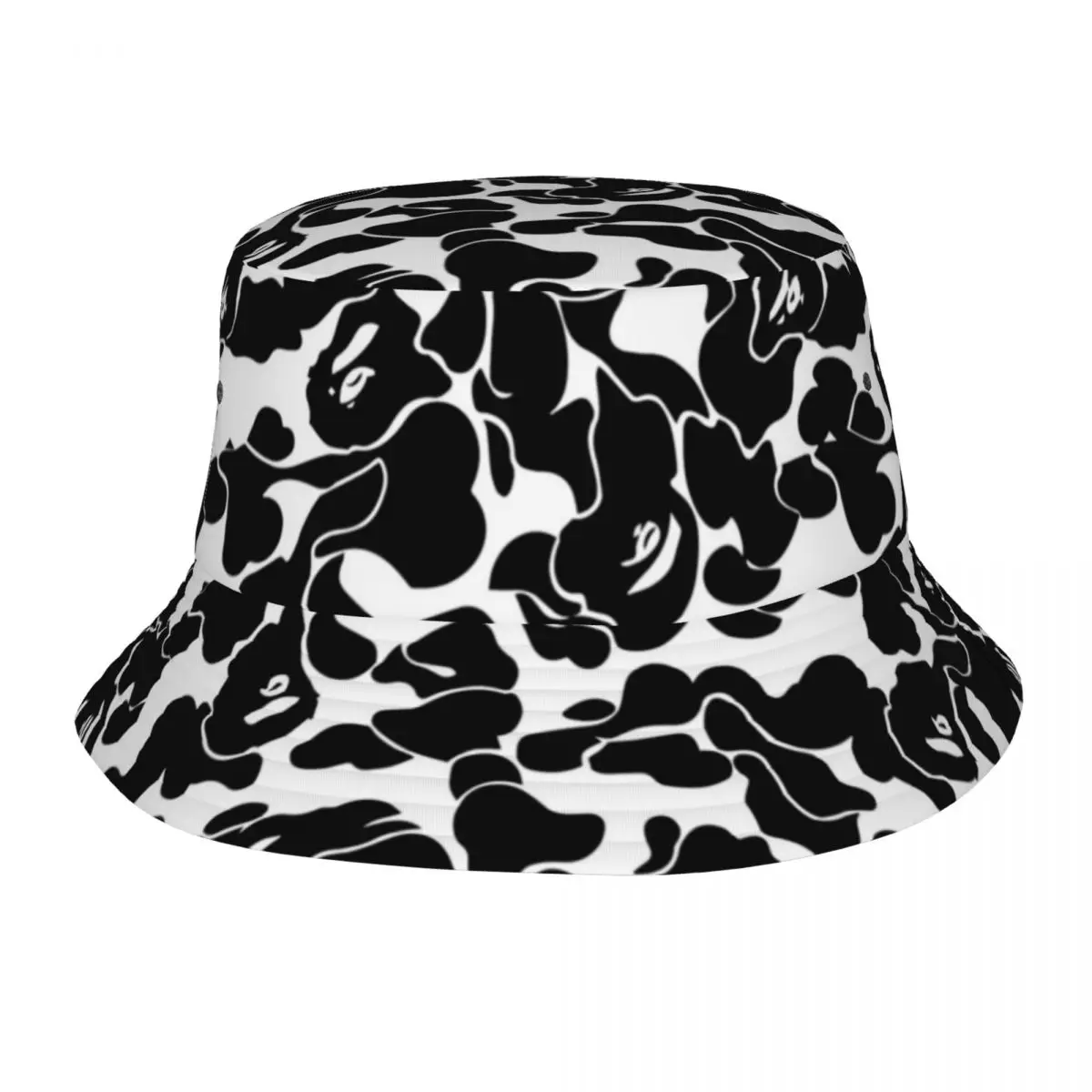 

Camouflage Camo Print Bucket Hat Summer Beach Hatwear Accessories Fisherman Caps for Outdoor Sport Girl Panamka Packable