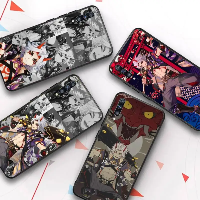 

Cool New Arataki Itto Phone Case for Redmi 8 9 9A for Samsung J5 J6 Note9 for Huawei NOVA3E Mate20lite cover