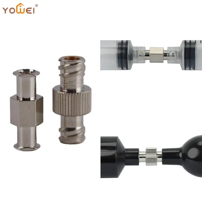 

1pcs Joints Or Connector For Double Luer Lock Syringe JT-057JT-058 Luer Syringe Connector Metal Double Joints Pneumatic Parts