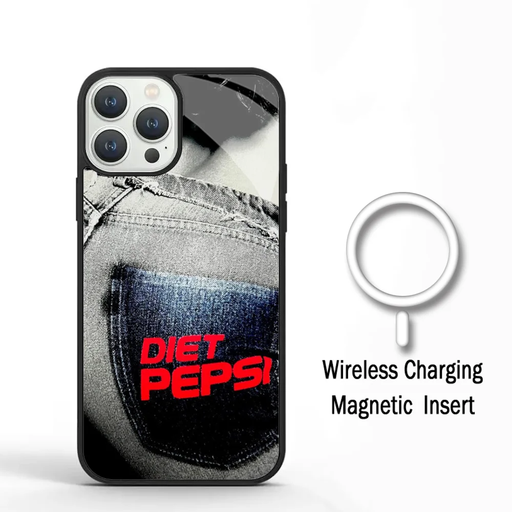 Чехол для телефона Addison Rae-Diet Pepsi IPhone 11 12 13 14 15 Plus Pro Max зеркальный акриловый чехол