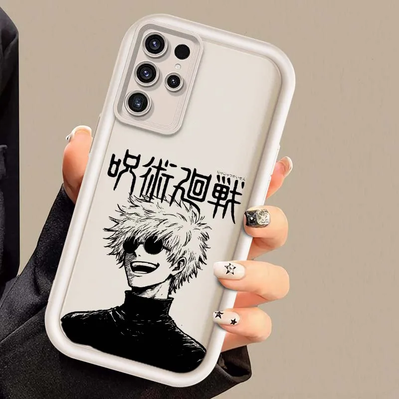 Фото Чехол для телефона Gojo Satoru Cute для Samsung Galaxy S25 S24 S23 S22 S21 S20 Ultra Plus FE 5G Eye Ladder №3