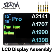 Brand New LCD Display Screen for Macbook Pro A2141 A1707 A1990 A1398 15 16 inch Full Assembly Replacement True Tone Retina