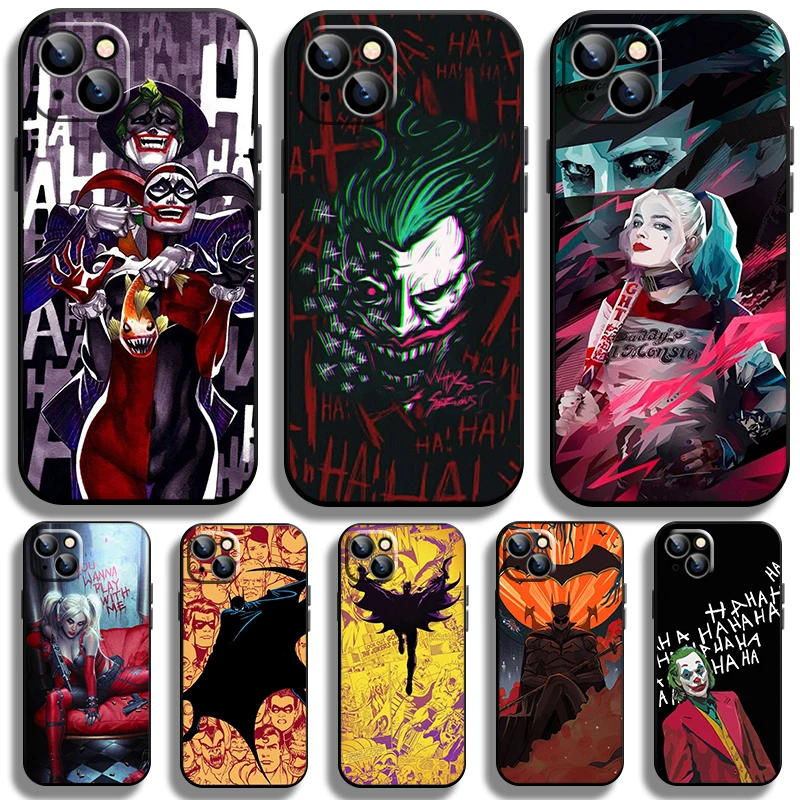 

Suicide Squad Jokers Cool Black Phone Case For iPhone 14 13 12 Mini 11 XS Pro Max X XR 8 7 6 Plus 5 SE 2020 Soft Cover Shell