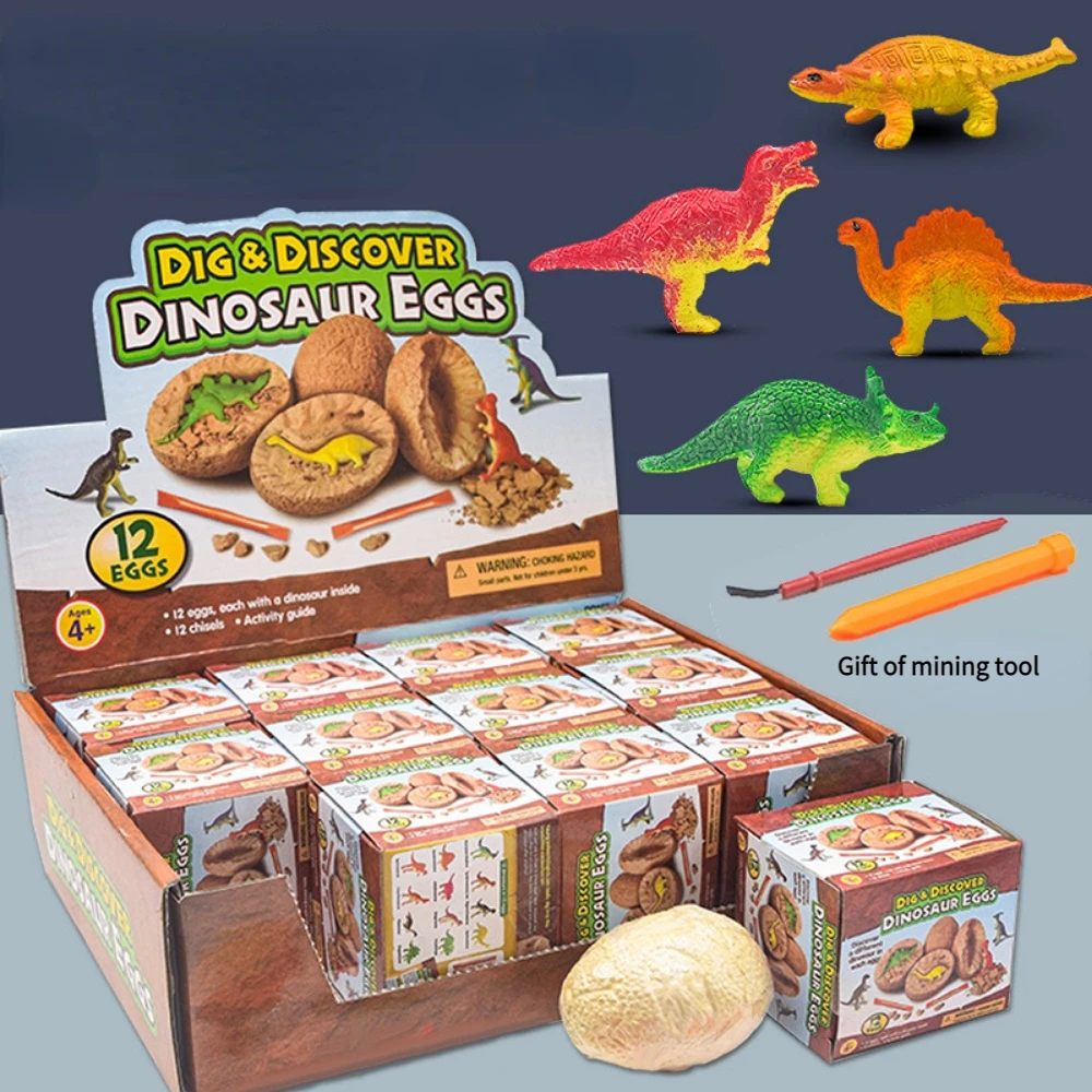 Dinosaur Egg Excavation Kits Scientific Mining Educational Montessori Sensory Toys Dinosaur Archeology Digging Toys for Kids