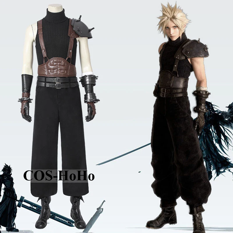 

COS-HoHo Anime Final Fantasy 7 Remake Cloud Strife Game Suit Handsome Uniform Cosplay Costume Halloween Party Outfit Men XS-3XL