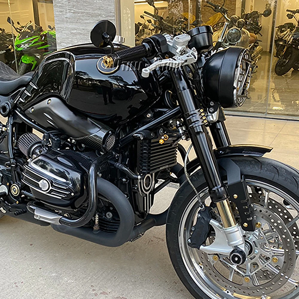Для BMW R NINE T R9T скремблер городской Мотоцикл Руль заднего вида зеркала круглое