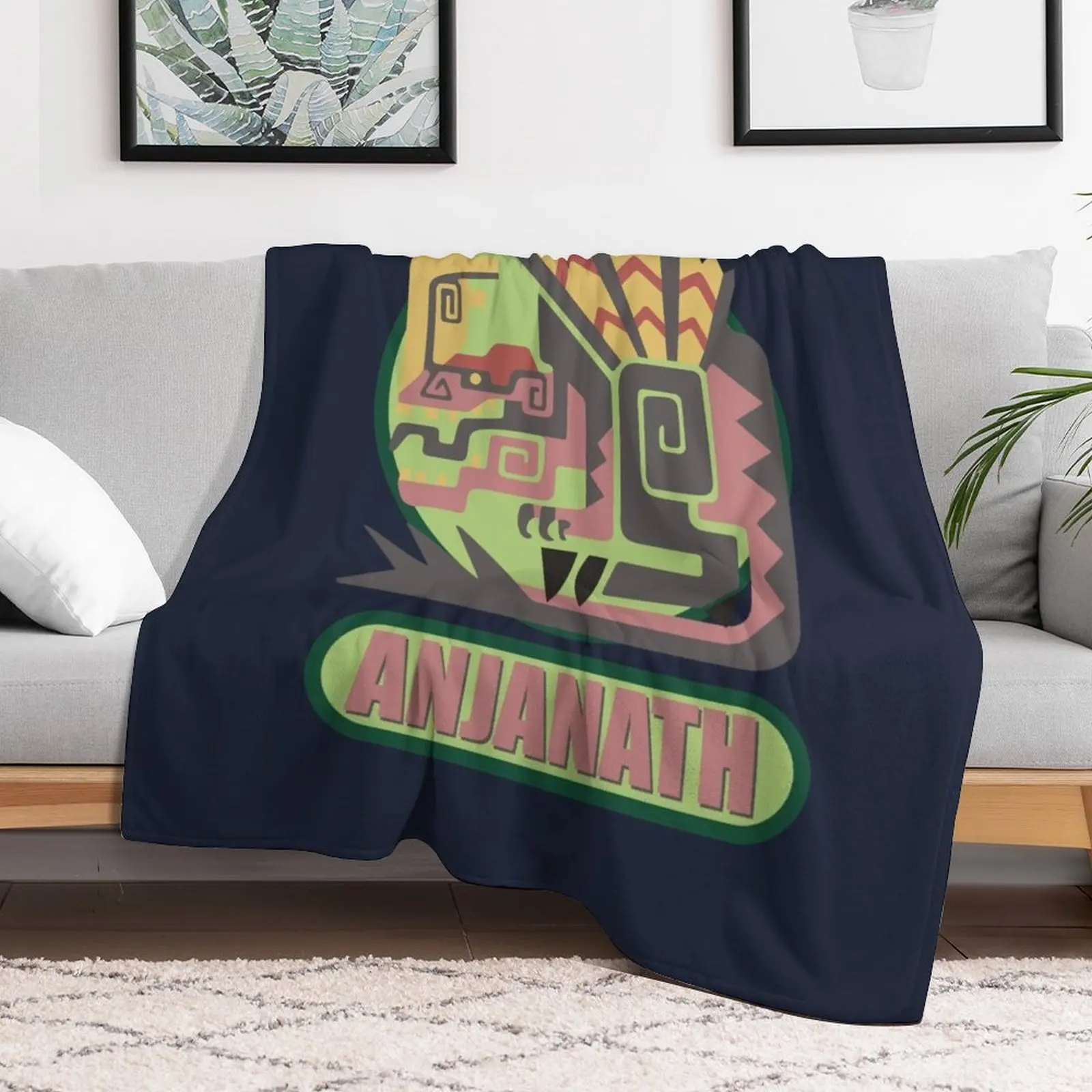 Monster Hunter World: Iceborne - Anjanath Плед Декоративные кровати Тяжелые одеяла