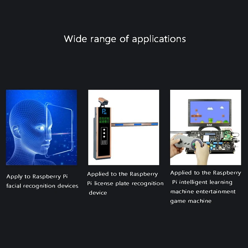 Модуль камеры 5 миллионов пикселей чип OV5647 1080P широкий угол обзора 175 ° для Raspberry Pi