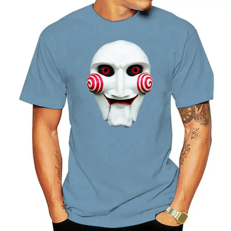 

Men T shirt SAW Mask SAW Movie Jigsaw Inspired Design Top Shirts For Leisure Printed T Shirts summer fashion women