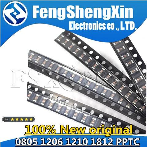 Самовосстанавливающийся плавкий предохранитель SMD PPTC, 20 шт., 0805, 1206, 1210, 1812, а