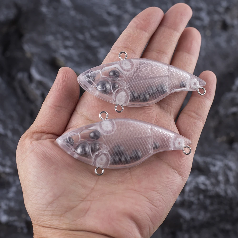 AYWFISH 15 шт./лот прозрачная Вибрирующая приманка с телом 16 5 дюйма г искусственная