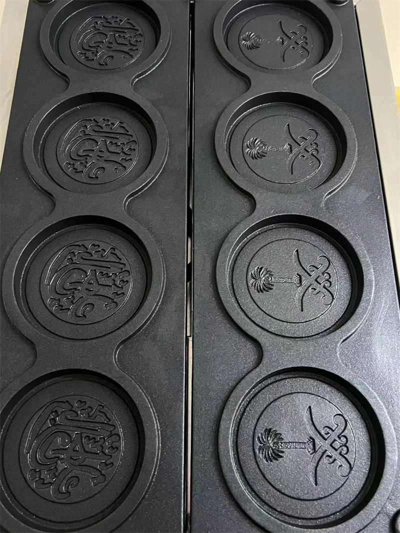 Машина для выпечки вафель в форме монеты 4 шт.