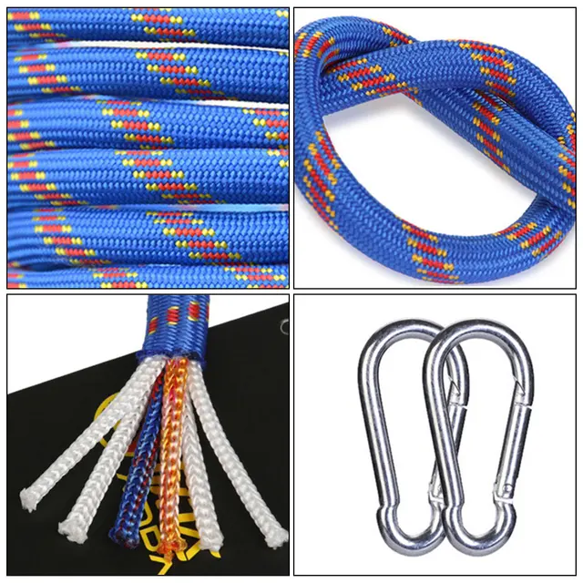 10M/15M/20M/30M Climbing Rope Outdoor Rescue Rope Climbing Safety Rope Paracord Insurance Escape Rope Hiking Survival Tool 3