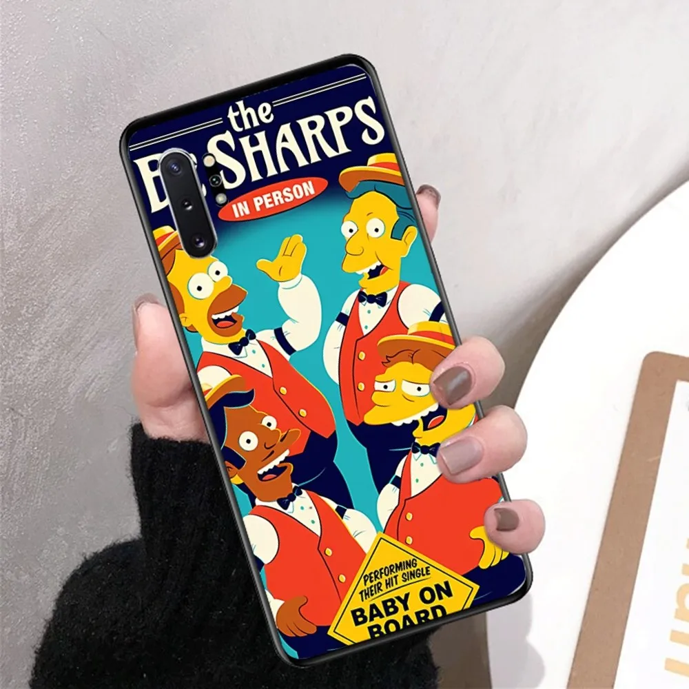 Милый чехол для телефона S-Simpsons с рисунком Samsung Note 8 9 10 20 Pro Plus Lite M 11 30 21 31 51 A 22 42 02 03