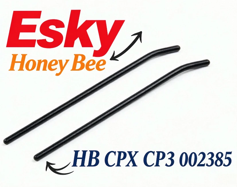 Фото Esky Honey Bee HB CPX CP3 002385 BLACK Комплект посадочных стоек для радиоуправляемого вертолета 002435 для вертолетов 300-400 RC Heli №1