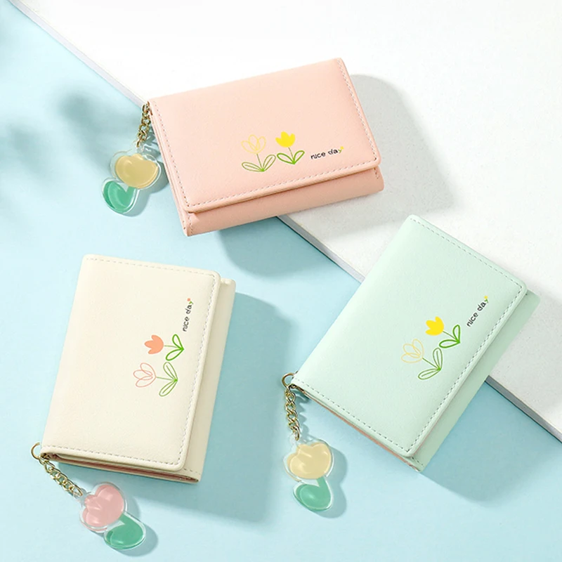 

Модный брендовый дизайнерский маленький кошелек с принтом животных, женские кошельки из искусственной кожи с держателем для карт, женские ...