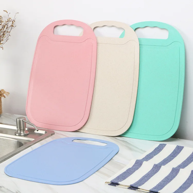 

Wheat Straw Cutting Board Household Chopping Board Kitchen Cutting Fruit Chopping Board Auxiliary Food Knife Board Wheat
