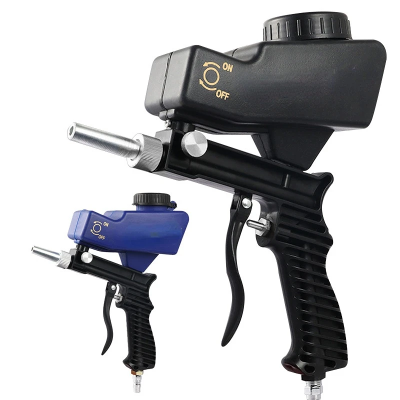 

High Quality Gravity Pneumatic Small Handheld Spray Gun Set Adjustable Sandblasting Gun Portable Sandblasting Gun