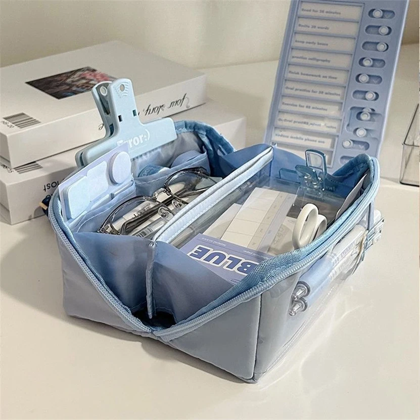 Case Large Capacity Pen Case Estuches Escolares Kalemlik Astuccio Kawaii Productos Japanese Stationery Trousse Cute Bags