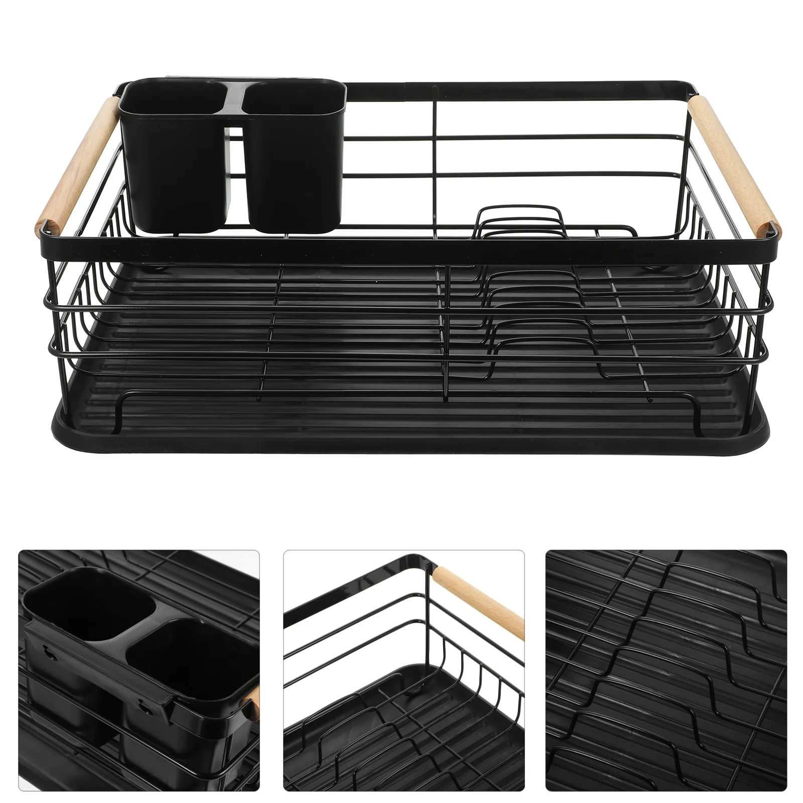 

Dish Drying Rack Dish Racks for Kitchen Counter Dish Drainer with Removable Draining Tray Sink Multifunctional hanging