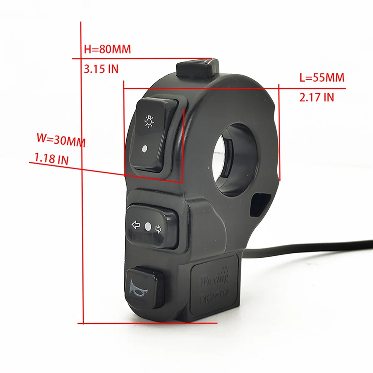 Двойные фары для электрического велосипеда 12-72 в передний и задний поворотный