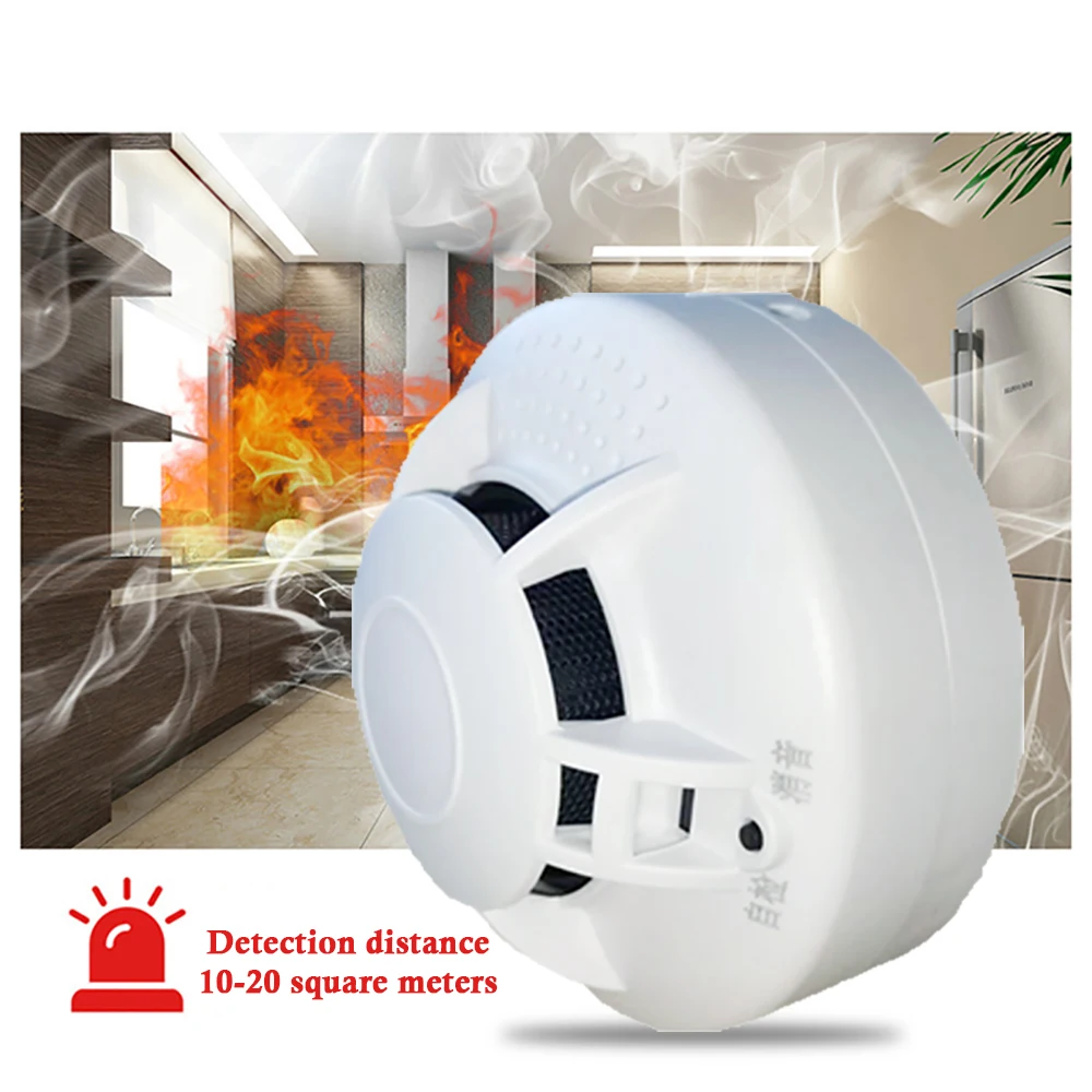 

Home Smoke Detector Independent Wireless Alarm Smoke Detector Sensor Security Fire Alarms Equipment Security Sensitive