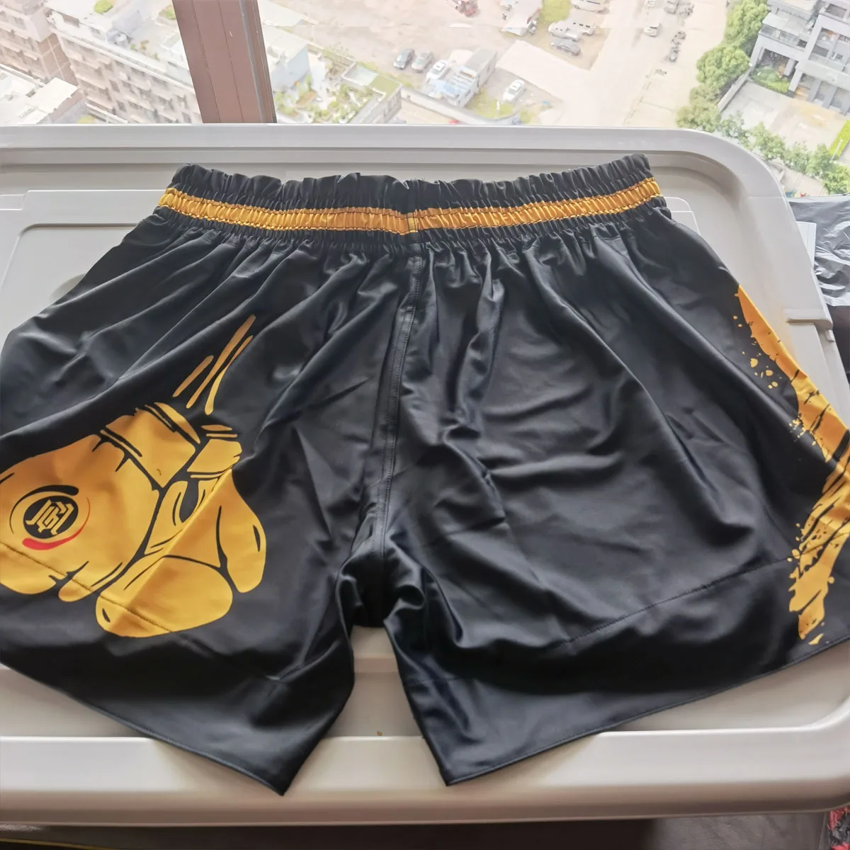 Large Size Muay Thai Pants Loose Boxing Shorts Martial Arts Fighting MMA Training Trousers Sanda Thai Short Taekwondo Trousers