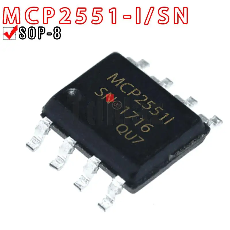5pcs MCP2551-I/SN SOP-8 MCP2551 SOP8 MCP2551I SOP MCP41010-I/SN MCP41010 41010I SOP MCP41050-I/SN 41050I MCP41100-I/SN 41100I