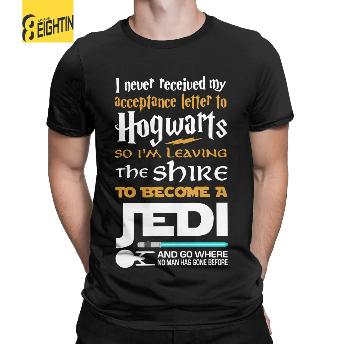 Футболка Disney с надписью Мой Хогвартс для мужчин и женщин одежда Fandom джедая из