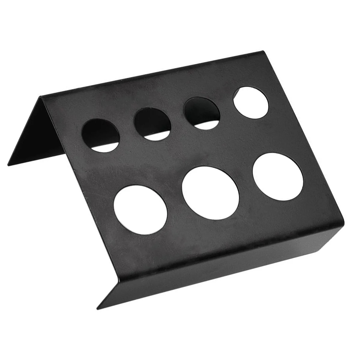 

1pc 7 Holes Plastic Ink Cup Holder Stand Pigment Cup Rack Accessories (Black)