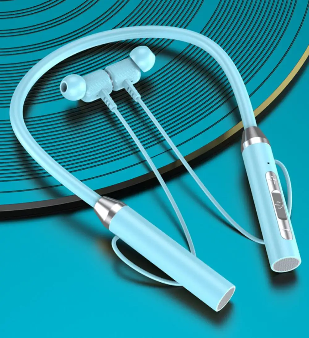

Neck Explosive Hanging Wireless Headphones Wireless Sports Earphone Headset Bluetooth 5.0 In Ear Headset For IPhone 1312 Xiaomi