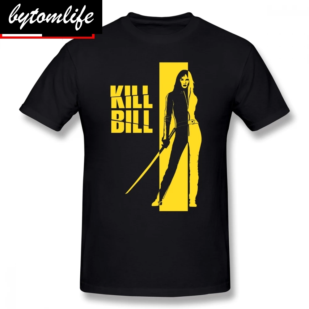 

Mens Kill Bill T Shirts Kill Bill T-Shirt Male Summer Tee Shirt Fun 100% Percent Cotton Print Tshirt