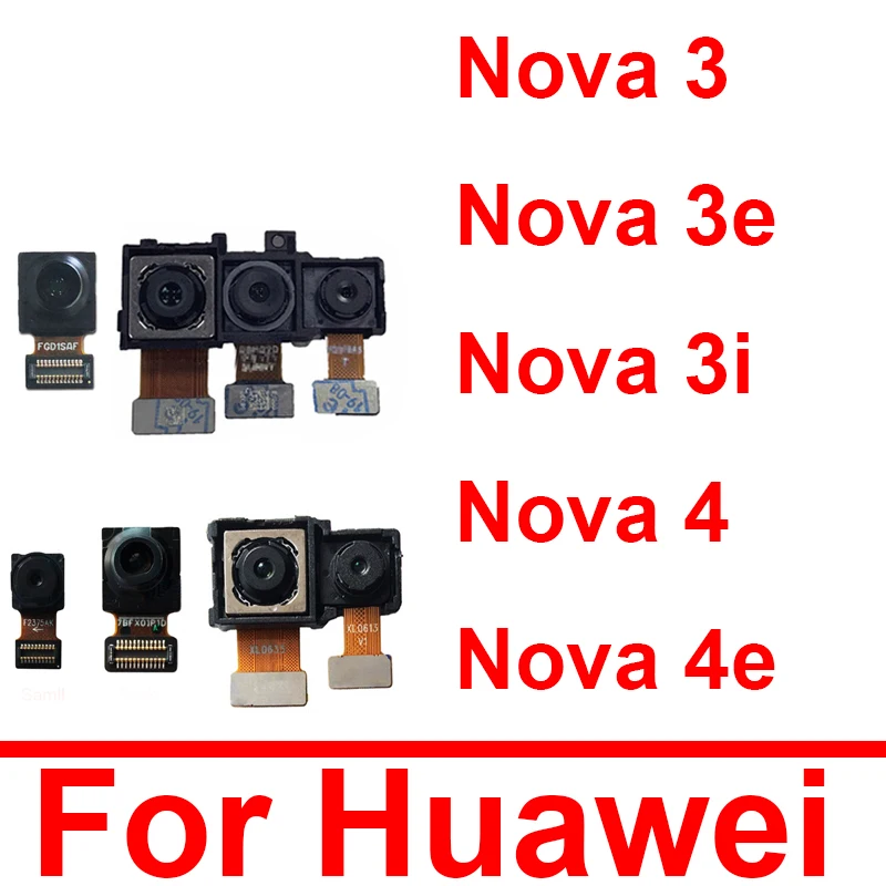 

Rear Main Front Camera Flex Cable For Huawei Nova 3 3e 3i 4 4e Back Big Camera Facing Small Camera Flex Ribbon Cable Repair Part