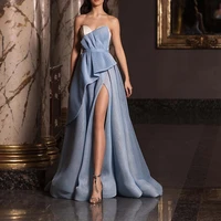 robes de cocktai sparkle satin formal dress evening elegant party wear ball gown sleeveless floor length velvet with sleek 2021