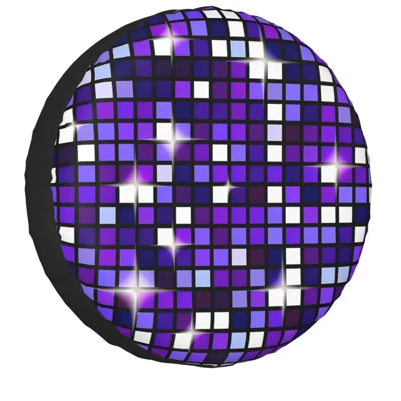 Темно-синий блестящий чехол для запасного колеса Disco Ball подходит Mitsubishi Pajero 4x4 SUV